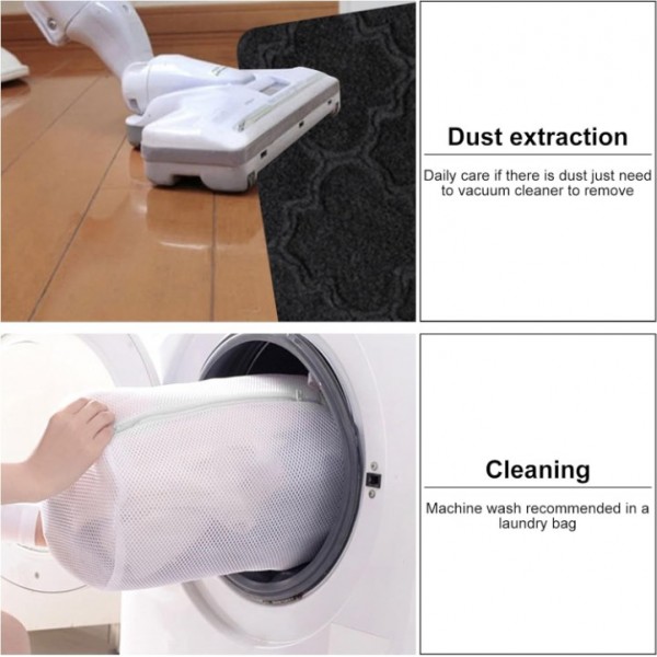 stusgo 15pcs Non Slip Carpet Stair Treads, 30*8 Inches Stair Runner for Wooden Steps Indoor, Stair Carpet Treads for Kids Elders, Elderly, Dogs, Adhesive Adsorption for Enhanced Grip(Black)