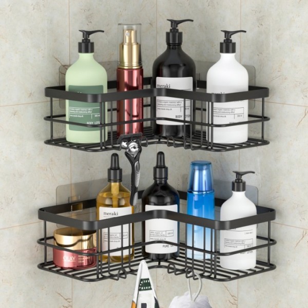 stusgo Corner Shower Caddy 2 Pack, Bathroom Shower...