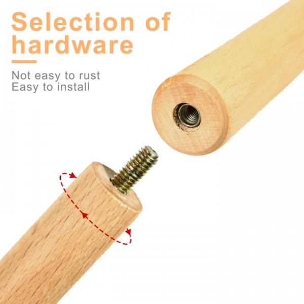 Coat Rack Freestanding,Wooden Coat Tree with 8 Hooks and 3 Adjustable Section Height for Bedroom, Hallway, Entrance,Office,Coat Hanger Percheros for Jackets Sweater Hat Bag Wigs