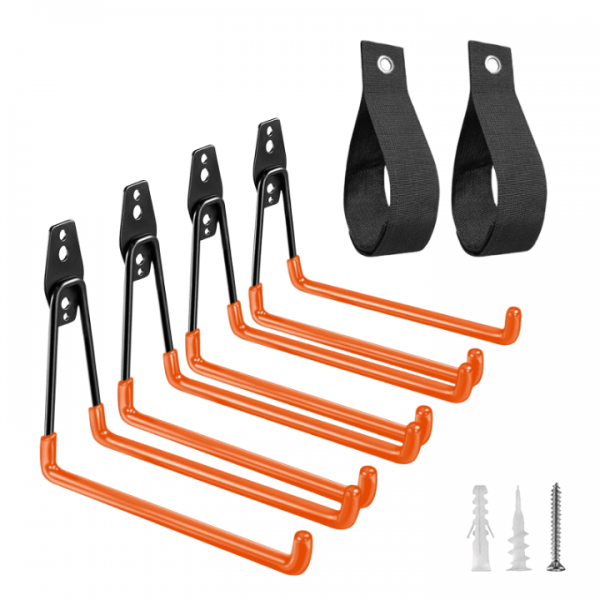 stusgo 4 Pack Garage Hooks Heavy Duty, Wall Mount ...