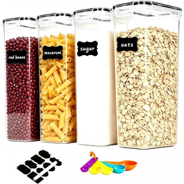stusgo 4 Pcs 2.8L Airtight Food Storage Containers...