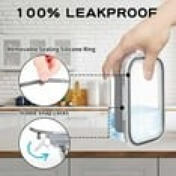 stusgo 20 Pack Glass Food Storage Containers with lids, Airtight Leak Glass Meal Prep Glass Containers, Lunch Glass Containers, BPA Free，Reusable for Kitchen Organization (10Pcs Grey)