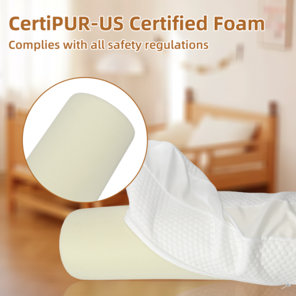 stusgo 2 Pack Baby Bed Bumpers for Toddlers, Foam Bed Guard Rail for Kids, Bed Toddler Bed Rail Bumper for Twin Full Queen King Size Bed,Travel Bumpers for Toddlers,Mattress Bumpers for Kids