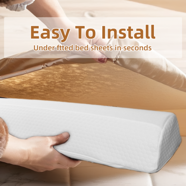 stusgo 2 Pack Baby Bed Bumpers for Toddlers, Foam Bed Guard Rail for Kids, Bed Toddler Bed Rail Bumper for Twin Full Queen King Size Bed,Travel Bumpers for Toddlers,Mattress Bumpers for Kids