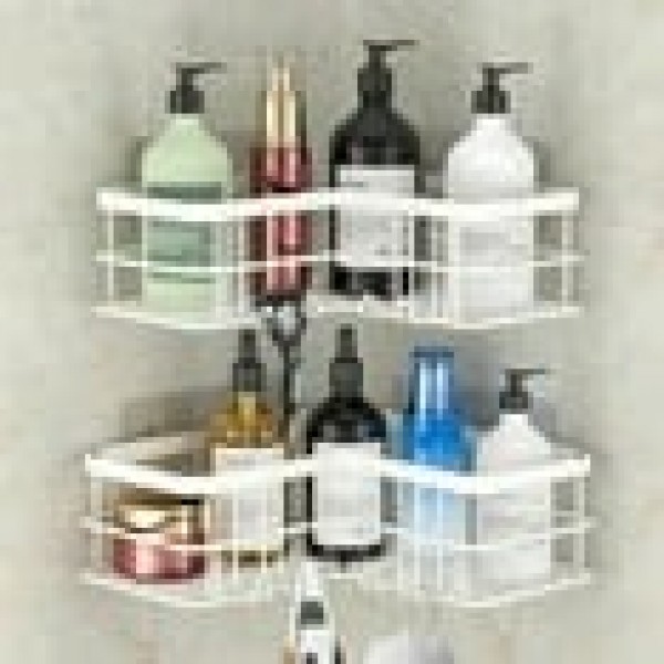 stusgo 2-Shelf Shower Caddy Corner, No Drill Rustp...