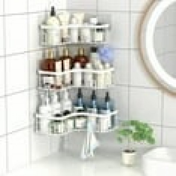 stusgo 3 Pack Corner Shower Caddy, Stainless Steel...