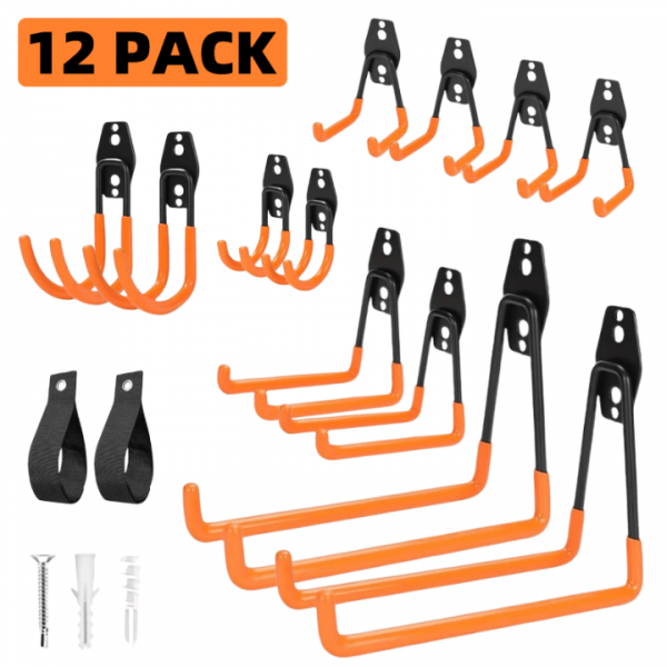 stusgo 12 Pack Garage Hooks Heavy Duty, Utility St...