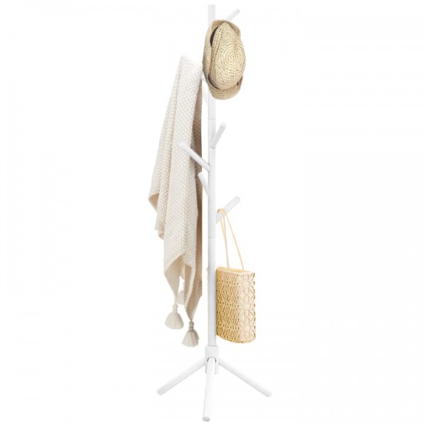 stusgo Coat Rack Freestanding,Wooden Coat Tree wit...