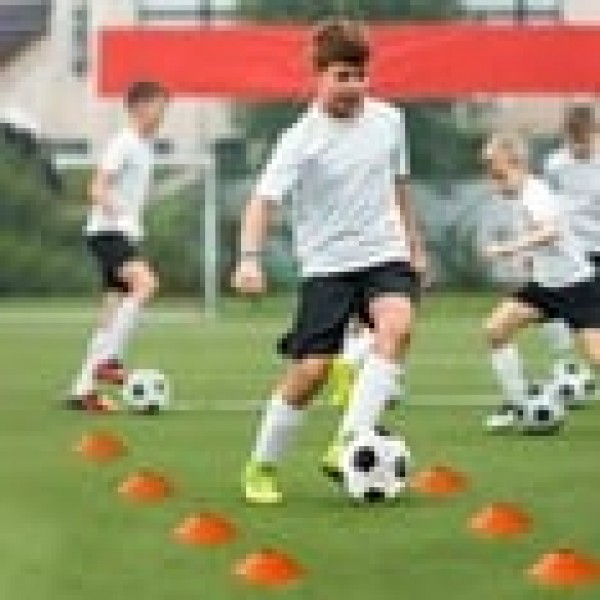 stusgo Kids Soccer Goals for Backyard Set, 2 Pack Pop Up Soccer Goal with Soccer Nets, 4x3 FT Soccer Goals, Includes Soccer Ball, Agility Ladder, Cones & Carry Bag, Perfect for Youth Outdoor Sports