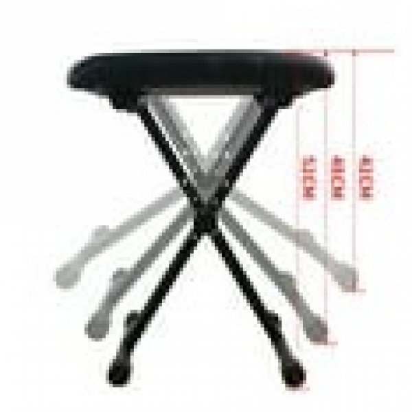 stusgo Z-shaped keyboard stand and bench, Adjustable Digital Piano Stand with Locking Chain