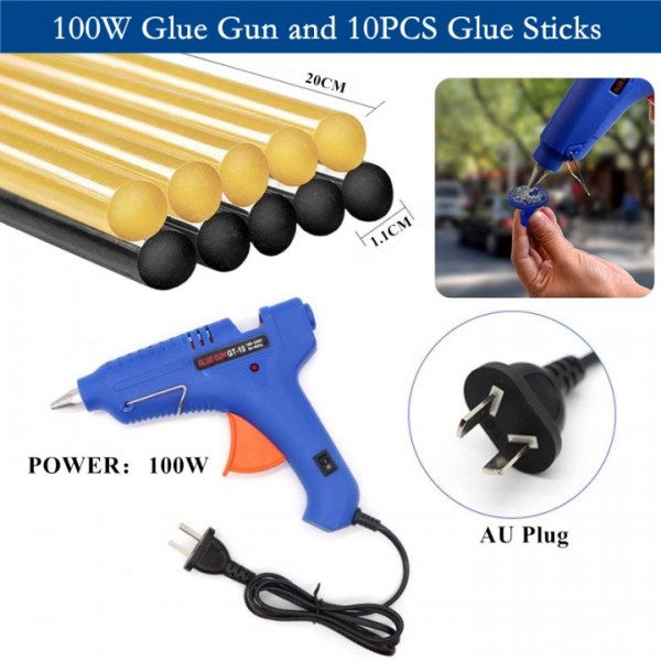 stusgo 85PCS Auto Body Dent Puller Kit, Car Dent Removal Repair Tool Kit with Dent Puller, Suction Cup, Slide Hammer T Bar, and Glue Gun for Dent Removal